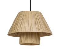 OSRAM Decor Suspension décorative avec abat-jour en bambou, 280 mm, culot E27, I