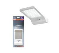 OSRAM Door Luminaire solaire LED blanc, IP44, avec détecteur de mouvement, lumière blanc froid (4000 K), à énergie solaire, pour l'extérieur