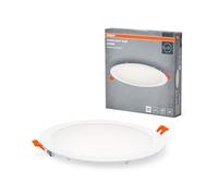 OSRAM Downlight Slim 225mm, spot encastrable LED, 22W, blanc neutre 4000K, 2000 lumens, design fin, IP20, installation facile pour salons et cuisines