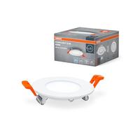 OSRAM Downlight Slim 85mm, spot encastrable LED, 4,5W, blanc froid 6500K, 240 lumens, design fin, IP20, installation facile pour salons et cuisines