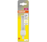 Osram Ampoule LED DULUX D 18 G24D-2 7W 640 lm Blanc chaud 3000K Orientable