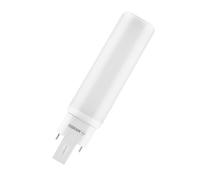 OSRAM DULUX D/E 13 Ampoule LED pour culot G24Q-1, 6 watt, 600 lumen, blanc chaud (3000K), orientable, en remplacement de l'ampoule Dulux conventionnelle 13W
