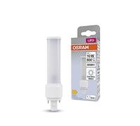 Osram Dulux LED D10 EM, G24D-1, 5W, 600LM, 4000K, éclairage ciblé grâce au capuchon d'extrémité rotatif, remplacement de LED pour les lampes lumineuses compactes classiques avec G24D-1 de base G24D-1