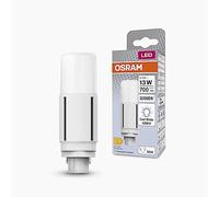 Osram DULUX LED D13 VT EM, G24D, 5,5W, 700LM, 4000K, couleur claire froide, adaptée aux applications verticales grâce à l'angle de faisceau de 300 degrés, durée de vie longue chaud