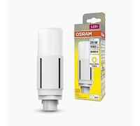 Osram Dulux LED D26 VT EM, G24D, 7,5W, 950LM, 3000K, couleur de lumière blanche chaude, adaptée aux applications verticales grâce à l'angle de faisceau de 300 degrés, durée de vie longue