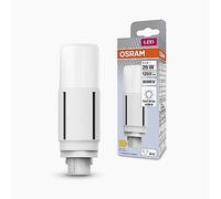 Osram Dulux LED D26 VT EM, G24D, 9,5W, 1200lm, 4000K, couleur de lumière blanche froide, adaptée aux applications verticales grâce à l'angle de faisceau de 300 degrés, durée de vie longue