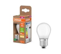 Osram en forme de mini bouclassique, avec filament LED décoratif efficacité énergétique A, E27, 1,2 W, 255 lm, 2700 K, blanc chaud. Sans échauffement, 100% d'éclairage immédiat.