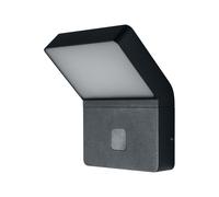 Lampe Murale LED Aluminium Licht-Erlebnisse Parediq IP44 Capteur 3000K 17,6 cm