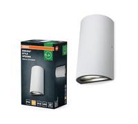 Osram ENDURA Style luminaires extérieurs LED classique avec émission de lumière haut et bas, rond, en blanc en aluminium, protection IP44, pour façades et entrées