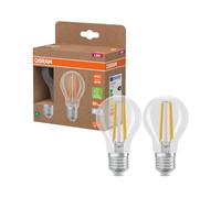Osram Energy Class en forme d'ampouclassique, 2,2 W / 470 lm lumière blanc froid (4000 K), CRI 80, en verre transparent sans plomb, culot E27, IP20, diamètre 60 mm, Clear