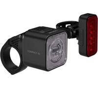 OSRAM Ensemble d'éclairage LEDsBIKE Compact 50 avec Homologation StVZO rouge/noir