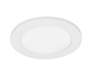 Osram Essential LED Downlight Side-Mainlight 175 mm 18 W, spot encastré blanc chaud 3 000 K, aluminium blanc