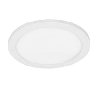 Osram Essential LED Downlight Side-Mainlight 225 mm 24 W, spot encastré blanc chaud 3 000 K, aluminium blanc