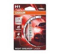 Osram H1 Halogène Nuit Breaker Brun Laser +150% 12V 55W P14.5S Auto Moto BMW