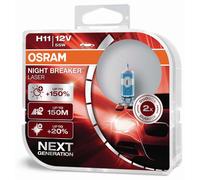 Osram H11 12V 55W PGJ19-2 Nuit Breaker Brun Laser +150% Plus Luminosité 2Stk