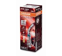 OSRAM NIGHT BREAKER LASER H3, +150% de lumière en plus, ampoule de phare halogène, 64151NL, 12V, boîte pliante (1 lampe)