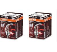 Osram H4 Ampoule projecteur longue portée 75/70W 3200K feu de route Halogène 64196TSP (Lot de 2)