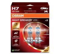 OSRAM H7 NIGHTBREAKER 220 % 2 Pièces 12V