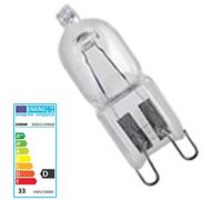 AMPOULE HALOGENE ECO-STAR G9 230V 33W EN FORME DE CAPSULE