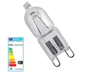 Osram Halogène à économie d'énergie Ampoule OSRAM Halopin Eco G9 33 W, Guerre
