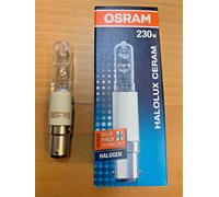 OSRAM Halolux Ceram B15d 230W 64479 Kl Transparent Nade En Allemagne 4350 Lumen