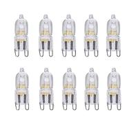 Osram Halopin 66760 Lot de 10 ampoules halogènes G9 à intensité variable 60 W 230 V Blanc chaud 980 lm
