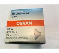 OSRAM HALOSPOT 48 20W 24V G4 8° Argent Lampe Halogène Réflecteur Neuf