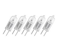 Osram Halostar Starlite 64425 S Lot de 5 ampoules halogènes à culot à broches à intensité variable 20 W 12 V G4 Blanc chaud 2800 K 300 lm