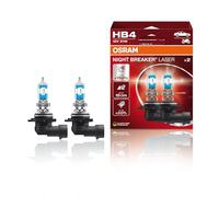 Kit 2 Ampoules Halog?Ne Auto Osram Night Breaker? Laser Hb4 12v 9006nl-Hcb
