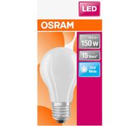 OSRAM Ampoule LED - E27 - Cool White - 4000 K - 16 W - remplacement pour 150-W-I