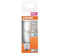 OSRAM HOMELIGHTING 4058075428508 LED CEE F (A - G) E27 forme de cône 8 W = 60 W blanc froid (Ø x L) 40.4 mm x 114 mm 1 pc(s)