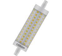 OSRAM dimbare LED flitslig met R7s basis, 16 W LED buis, vervanging vir 125 W gloeilamp, warm wit (2700K)\