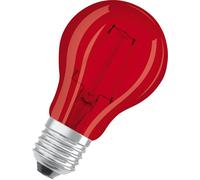 Osram HOMELIGHTING Ampoule LED E27 forme de poire 2,5W (équiv.7W) rouge 60×105 mm