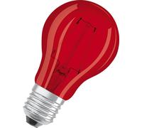 Osram HOMELIGHTING Ampoule LED E27 forme de poire 2,5W (équiv.7W) rouge 60×105 mm