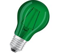 OSRAM HOMELIGHTING 4058075433984 LED CEE G (A - G) E27 forme de poire 2.5 W = 7 W vert (Ø x H) 60 mm x 105 mm non dimmable 1 pc(s)