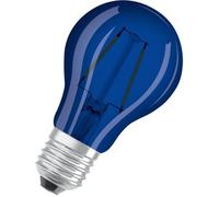 OSRAM HOMELIGHTING 4058075434004 LED CEE G (A - G) E27 forme de poire 2.5 W = 4 W bleu (Ø x H) 60 mm x 105 mm non dimmable 1 pc(s)