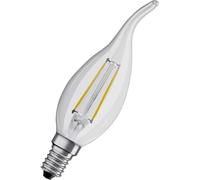 OSRAM HOMELIGHTING 4058075434561 LED CEE E (A - G) E14 forme de flamme coup de vent 4 W = 40 W blanc chaud (Ø x L) 35 mm x 119 mm 1 pc(s)
