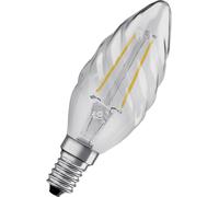OSRAM HOMELIGHTING 4058075436565 LED CEE F (A - G) E14 forme de flamme torsadée 2.5 W = 25 W blanc chaud (Ø x L) 35 mm x 100 mm