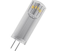 Osram Ampoule LED Base PIN G4 12 V 1,80 W remplace 20 W blanc chaud 2700 K claire lot de 3