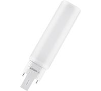 OSRAM DULUX D/E 13 Ampoule LED pour culot G24Q-1, 6 watt, 600 lumen, blanc chaud (3000K), orientable, en remplacement de l'ampoule Dulux conventionnelle 13W
