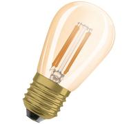 Osram Ampoule LED Vintage 1906 dorée 4,8 W 360 lm E27 dimmable Ø45 mm filament droit 15 000 h