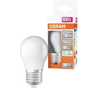 Osram LED Star Classic P40 LED lampe pour la prise E27, forme de goutte, look Matt, 470 lumens, blanc de jour (6500k), remplacement des ampoules 40W conventionnelles, non dimmables, 1 pack