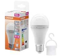 OSRAM HOMELIGHTING 4099854190131 Luminaire LED fonctionnant à pile CEE F (A - G) E27 forme de poire 8 W = 60 W blanc neutre