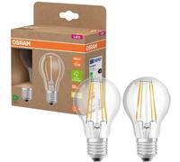 OSRAM HOMELIGHTING 4099854253546 LED CEE A (A - G) E27 forme de poire 5 W = 75 W blanc chaud (Ø x H) 60 mm x 60 mm 2 pc(s)