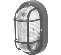 OSRAM HOMELIGHTING Bulkhead Essential Oval E27 Black 4058075845589 Plafonnier, Applique noir