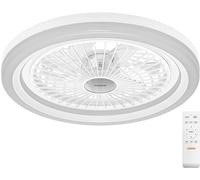 OSRAM Ventilateur de plafond LED Blanc, Ø 49 cm, blanc chaud, 3000 K / 4000 K /