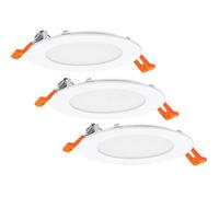 Osram Set de luminaires encastrés étroit 3x120mm 3000K driver intégré IP20 blanc plastique