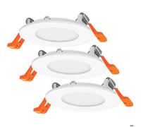 Osram Spots encastrables driver intégré 3x85 mm 3000K blanc IP20 plastique accessoires inclus
