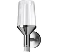 OSRAM ENDURA Classic Calice applique à capteur en acier inox avec diffuseur en verre, E27, protection IP44, pour éclairage d'allées