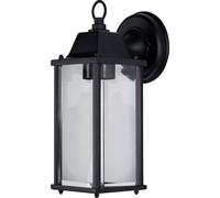 Osram Luminaire extérieur ENDURA Classic M E27 noir, IP43, boîtier en aluminium, verre transparent, sans ampoule, montage mural en zones abritées
